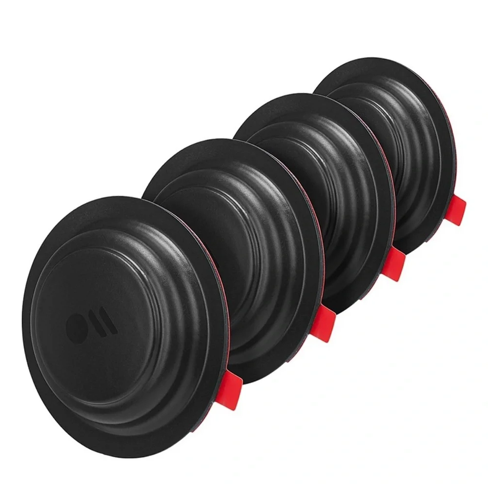 New Case-Mate 4 Pack Sticker Mount Case for AirTags- Black